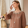 Lace Modest Fashion Southeast Asia Best Selling Islamic Muslim Robe Maxi Dresses Loose Abaya