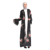 Chic 2022 Dubai Maxi Dresses Couture Modest Fashion Islamic Muslim Open Abaya