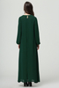 Fashion Ladies' Chest Applique Malaysia Arabian Muslim Large Size Long Sleeve Dress
