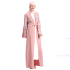 Color Cardigan New Maxi Dresses Emirates Modest Fashion Islamic Muslim Open Abaya