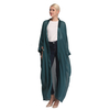 Simple 2022 Modest Fashion Islamic Dubai Designs Maxi Dresses Muslim Open Abaya