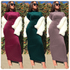 Modern Style Velvet Modest Fashion Cheap Maxi Dresses