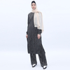 Malaysia Muslim Plus Size Solid Color Two-piece Jacket + Pants Summer Women's Clothing Spot