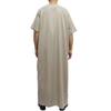 2022 Summer Wholesale Casual Short-sleeve Arabic Men's Robe Stand Collar Muslim Islamic Thobe