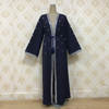  Open Abaya Modest Islamic Clothing Kaftan Morocco Bat Sleeve Thobe Muslim Caftan 2022 Jalabiya Burka Dubai Turkish Kimono Arab Abaya Prayer Women Maxi Dress Open Abaya