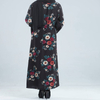  Open Abaya 2022 Turkish Morocco Kimono Kaftan Arab Thobe Dubai Bat Sleeve Muslim Modest Burka Islamic Clothing Jalabiya Caftan Prayer Women Maxi Dress Open Abaya