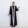  2022 Bat Sleeve Abaya Burka Kaftan Kimono Jalabiya Muslim Dubai Islamic Clothing Modest Turkish Arab Thobe Caftan Morocco Prayer Women Maxi Dress Open Abaya