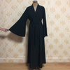  Open Abaya Kimono Modest Morocco Thobe Caftan 2022 Jalabiya Burka Kaftan Bat Sleeve Turkish Muslim Arab Dubai Islamic Clothing Prayer Women Maxi Dress Open Abaya