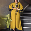 Muslim Dresses Turkey Abayas Butterfly Style Slim Abaya Dress