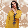 Dubai Maxi Dresses Modest Cardigan Long Sleeve Islamic Dubai Muslim Clothing Robe Asia Women's Abaya