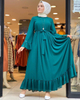 Plus Size Modest Dubai Gowns New Muslim Maxi Dresses Casual Ladies Designer Islamic Abaya