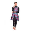 Muslim Hot-selling Four-piece Swimsuit Conservative Swimsuit Headscarf Cloak Beach Casual Clothing Printed Plus Size Swimsuit