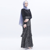 Ins Pleated Robe European And American Muslim Female Ethnic Casual Cake Skirt Spot Muslim Abaya