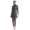 Muslim Three-piece Swimsuit Conservative Swimsuit Headscarf Cloak Beach Casual Clothing Printed Plus Size Swimsuit