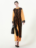 New Style Dresses Women's Fashion Fake Two Pieces of Lace Temperament Women's Clothing Arabian Women's Dress