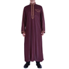 Islamic Nigeria Middle East Stand Collar Wholesale Arabic Men's Robe Muslim Thobe