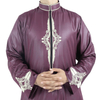 New Arabic Wholesale Middle East Men's Robe Stand Collar Muslim Islamic Thobe