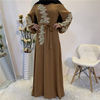Cross-border Exclusively for Middle Eastern Arab Women's Fashion Lace And Beaded Muslim Dress