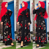 Arabian Muslim Prayer Dress Dubai Modern Maxi Dresses Turkey Latest Fashion Modest Islamic Abaya