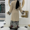 New Ramadan Cardigan Robe Stitching Muslim Kimono Embroidery Turkish Islamic
