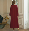 Muslim Dresses Modest Party Maxi Dress Handmade Women Islamic Dubai Fabric Dubai Clothing Abaya