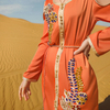 New Dubai Casual Maxi Dresses Modest Muslim Women Islamic Clothing Abaya