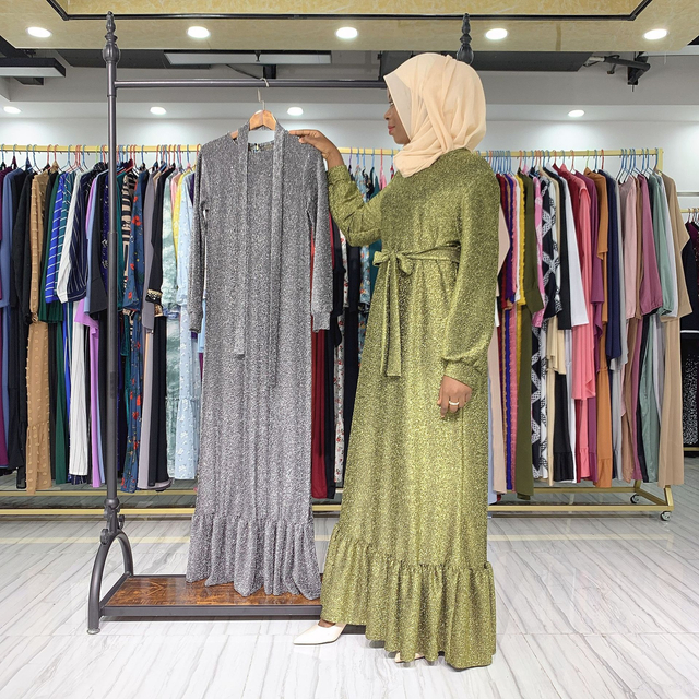 Modest Fashion Luxury Arabic Islam Maxi Dresses Elegant Fancy Muslim Abaya