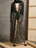 New Modest Fashion Fancy Kimono Muslim Dubai Maxi Dresses Elegant Arabic Islamic Abaya