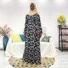 Long Sleeves Arabic Islam New Modest Maxi Dresses Elegant Fashion Fancy Muslim Abaya