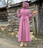 2022 Modest Fashion Modern Arabic Islam Maxi Dresses Muslim Abaya
