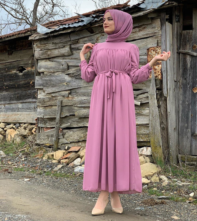 2022 Modest Fashion Modern Arabic Islam Maxi Dresses Muslim Abaya