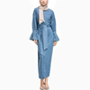 Hooded New Modest Fashion Fancy Muslim Dubai Maxi Dresses Elegant Arabic Islamic Abaya