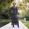 Black Gown Style New Modest Fashion Fancy Kimono Muslim Dubai Maxi Dresses Elegant Arabic Islamic Abaya