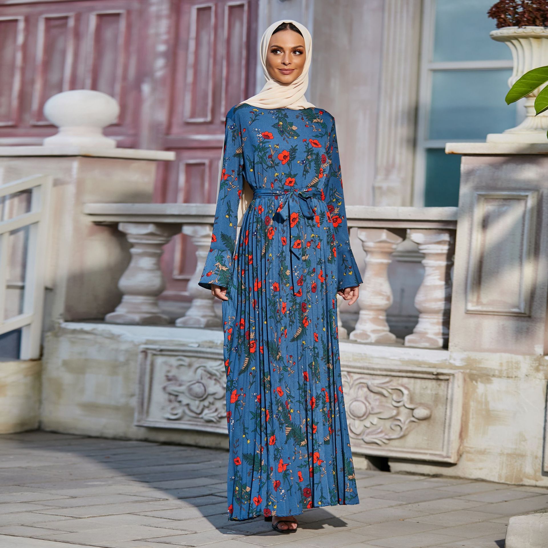 Women Muslim Dubai Ladies Manufacture Pray Dresses Maxi Dresses Islamic Abaya