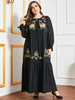  Dubai Muslim Dresses Women Vetements Kaftan Fashion Turkish Borka Burqa Cotton Turkish Fabric Burka Modest Femme Musulmane Hijabi Islamic Clothing Maxi Dress Abaya