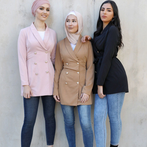 Turkish Style New Design Fashion Islamic Muslim Modest Online Shop Coat