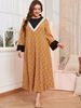  Muslim Thobe Jalabiya Arabic Kimono 2022 Modest Caftan Jilbab Islamic Clothing Prayer Dubai Kaftan Women Modern Burka Maxi Dress Abaya
