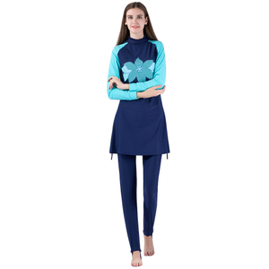 Plus Size Women's Islamic Muslim Modest Wholesale Lady Fashion Swimwear Burkini