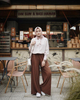  Burka Wide-Leg Fashion 2022 Lady Islamic Clothing Modest Internet Celebrities Kurti Women Prayer Modern Dubai Muslim Wide Leg Pants Trousers