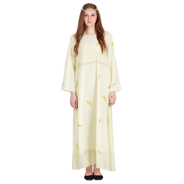 2022 Muslim Printed Dress Muslim Summer Plus Size Dress
