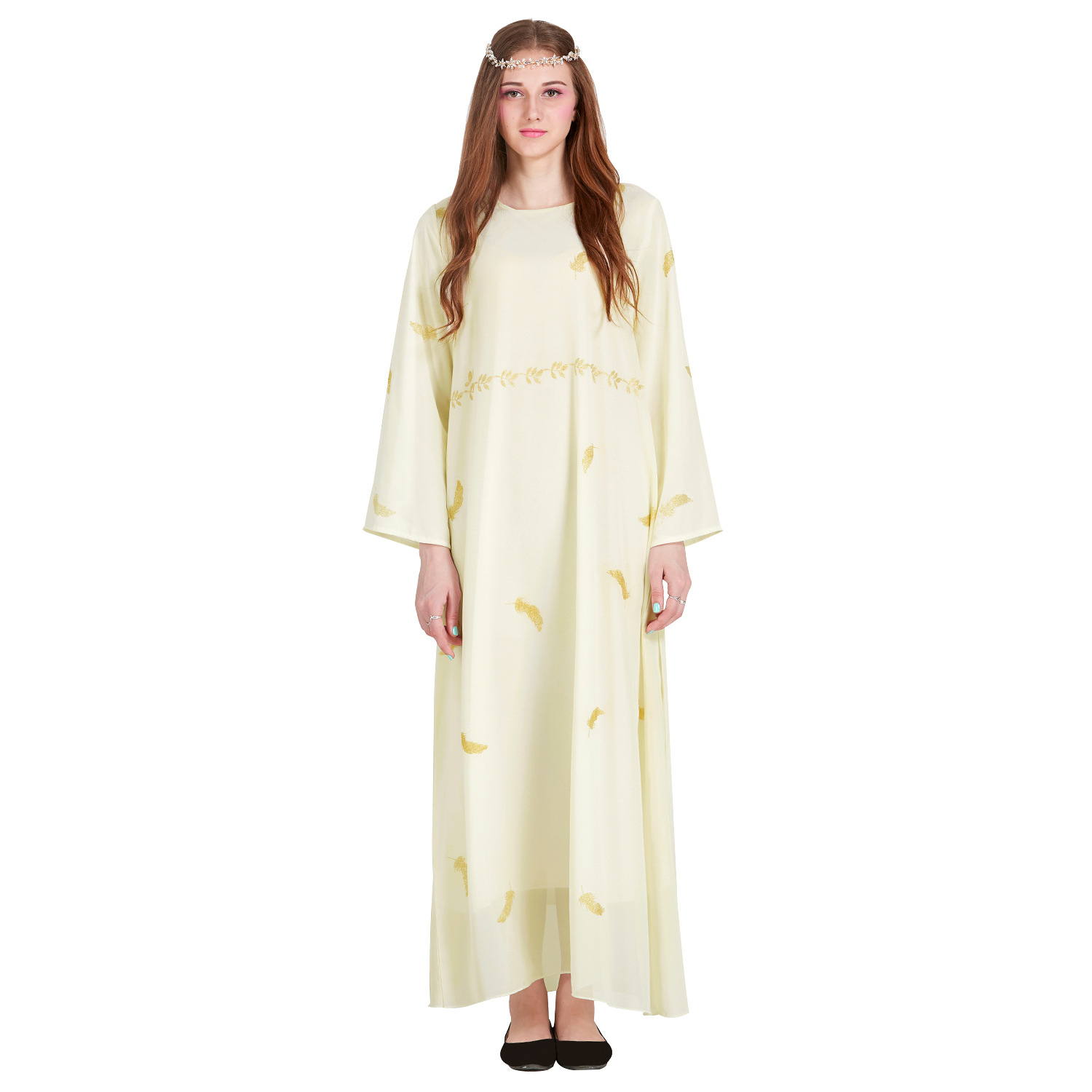 2022 Muslim Printed Dress Muslim Summer Plus Size Dress