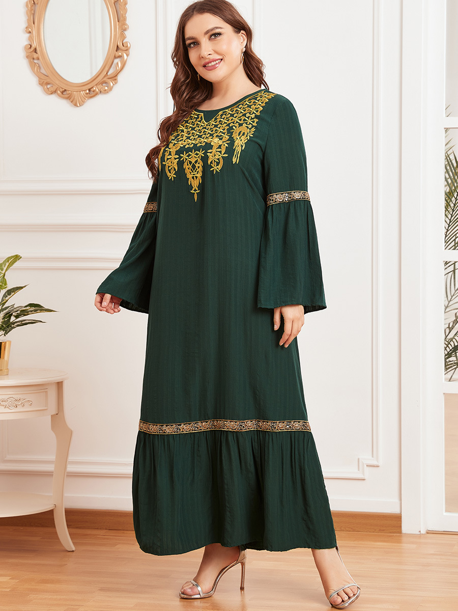  Modern Muslim Women Dubai Kaftan Burqa 2022 Modest Plus Size Burka Jalabiya Thobe Prayer Jilbab Arabic Islamic Clothing Maxi Dress Abaya