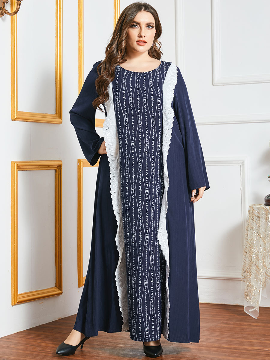  Modern Muslim Kaftan Modest Burqa Plus Size Jilbab Prayer Arabic Islamic Clothing Thobe Burka Jalabiya Dubai Women 2022 Maxi Dress Abaya