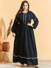  Modest Women Jalabiya Muslim Burka Jilbab Dubai Kaftan Modern 2022 Arabic Prayer Islamic Clothing Thobe Burqa Maxi Dress Abaya