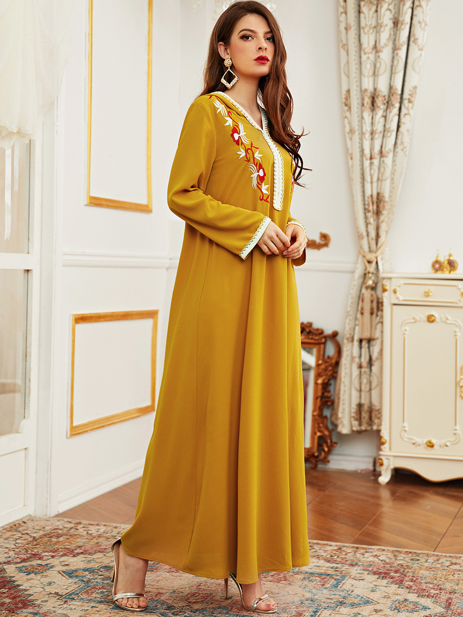  Muslim Jalabiya Prayer Dubai Women Modest Arabic Kaftan Islamic Clothing 2022 Burka Jilbab Plus Size Thobe Modern Burqa Maxi Dress Abaya