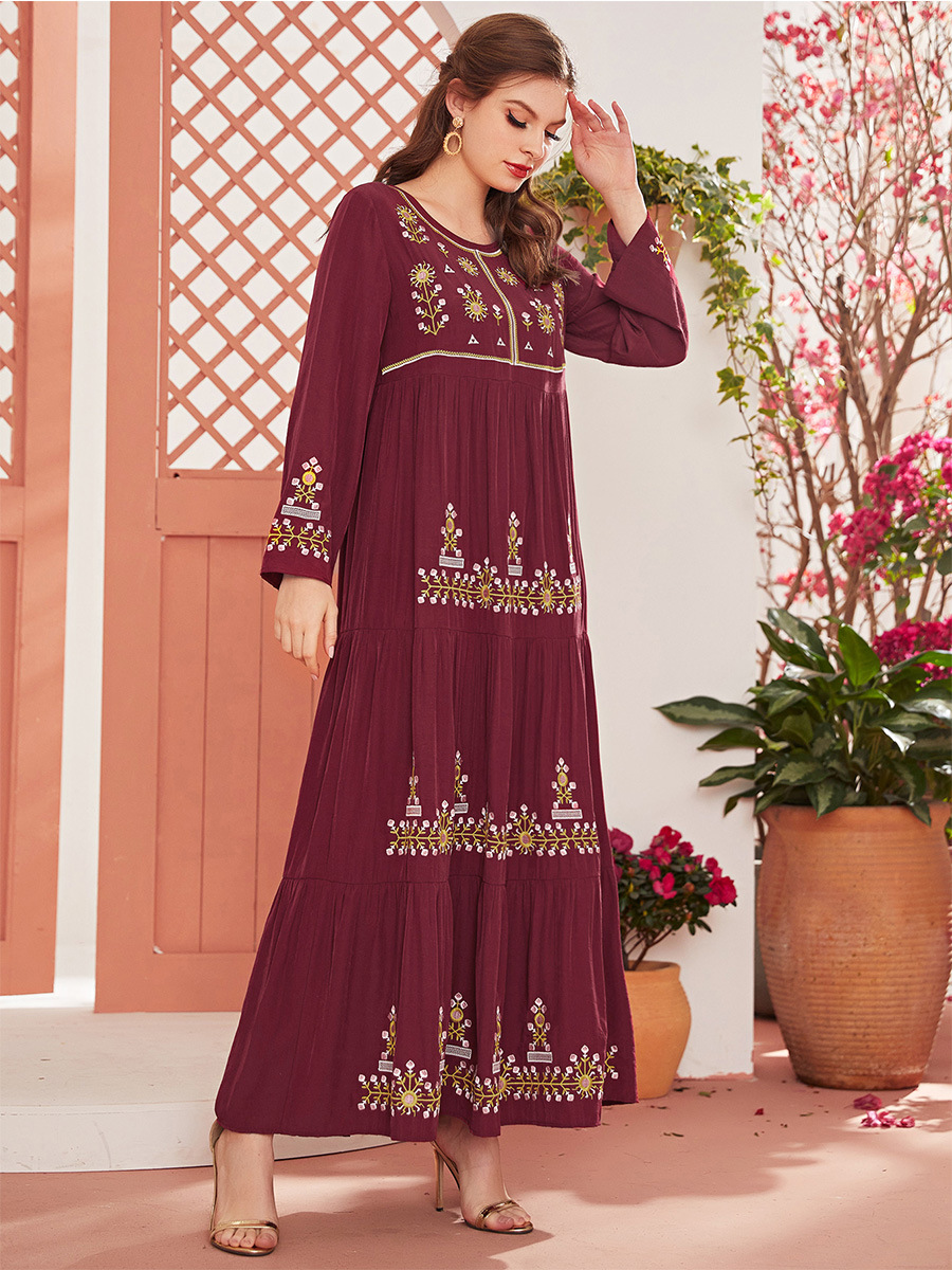  Thobe Women Jilbab Modern Lady Fashion Muslim Arabic Dubai Jalabiya Modest Burka Kaftan Islamic Clothing Plus Size 2022 Burqa Maxi Dress Abaya