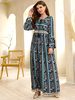  Dubai Plus Size Thobe Modest Kaftan 2022 Modern Burqa Prayer Jalabiya Muslim Burka Islamic Clothing Arabic Jilbab Women Maxi Dress Abaya