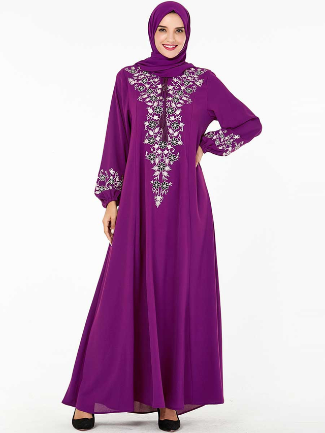  2022 Thobe Women Kaftan Burka Jalabiya Plus Size Modest Arabic Burqa Lady Dubai Modern Jilbab Islamic Clothing Muslim Maxi Dress Abaya