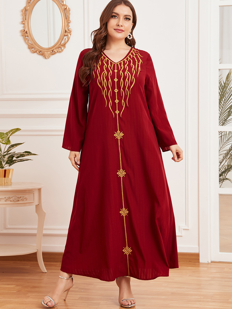  Arabic Islamic Clothing Thobe Muslim Jilbab Plus Size 2022 Modest Burka Women Burqa Lady Dubai Jalabiya Kaftan Modern Maxi Dress Abaya