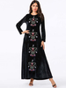  Muslim Modest Plus Size Islamic Clothing Cotton Dubai Kaftan Burka 2022 Modern Arabic Printing Jalabiya Jilbab Burqa Fashion Thobe Women Maxi Dress Abaya